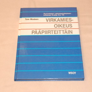 Tore Modeen Virkamiesoikeus pääpiirteittäin